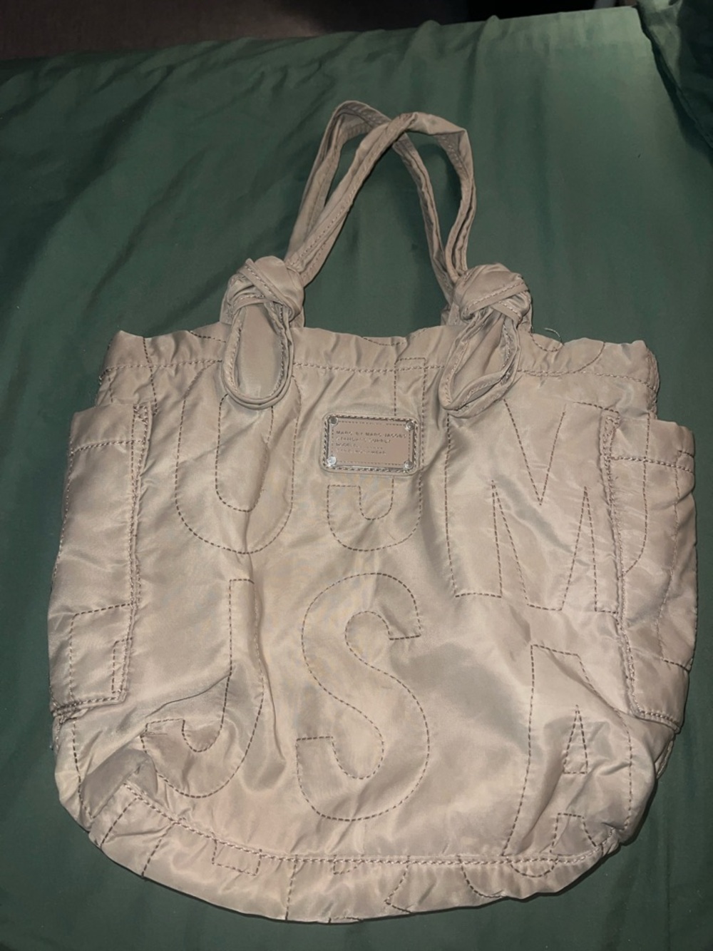Marc Jacob’s Sandy Taupe Pretty Nylon Tote Bag